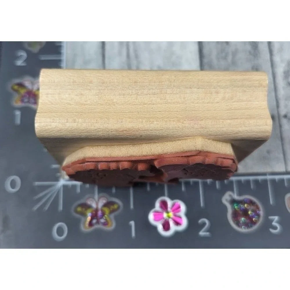 Rubber Stampede Flowers Perfect Peonies Posh Rubber Stamp Wood #F24